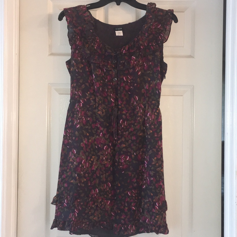 J. Crew silk floral summer dress - size 0